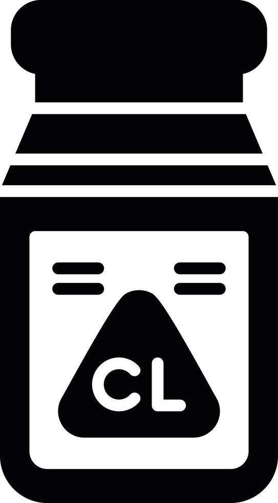 diseño de icono creativo de cloro vector