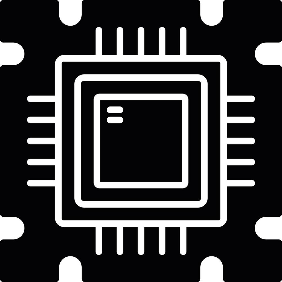 Processor Creative Icon Design vector