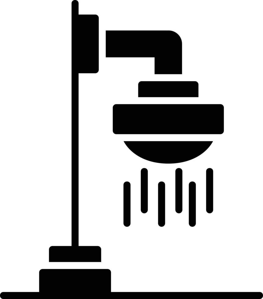 diseño de icono creativo de ducha de techo vector