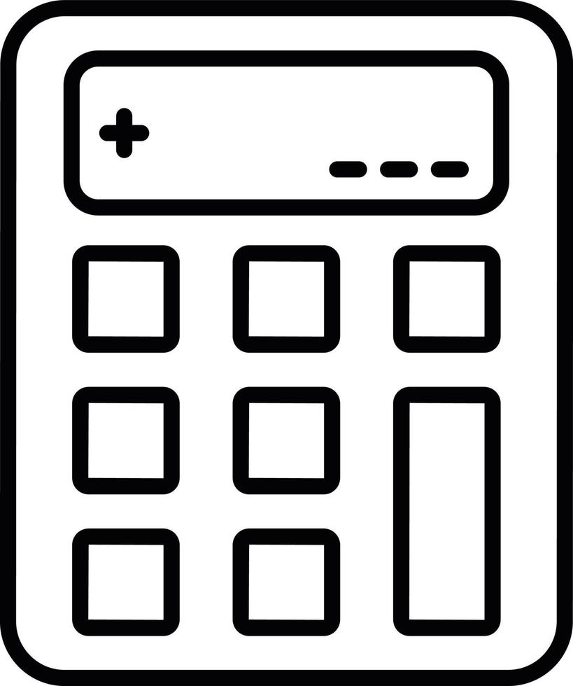 diseño de icono creativo de calculadora vector