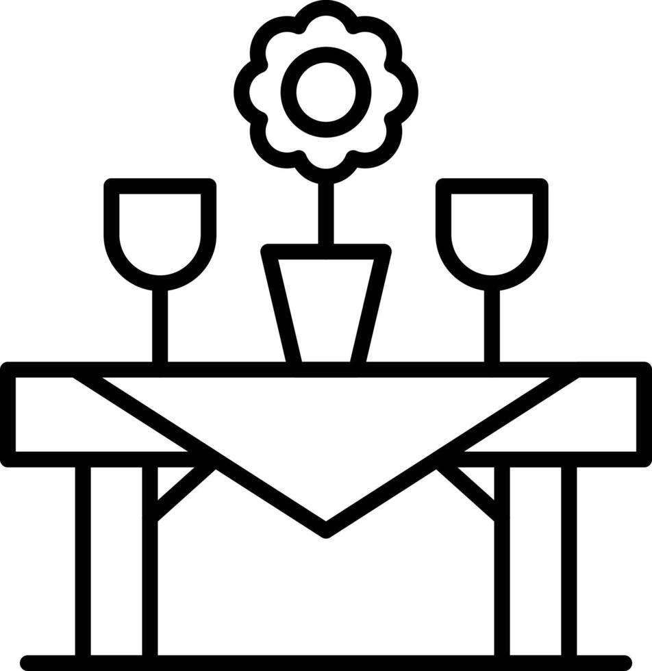 Table Creative Icon Design vector
