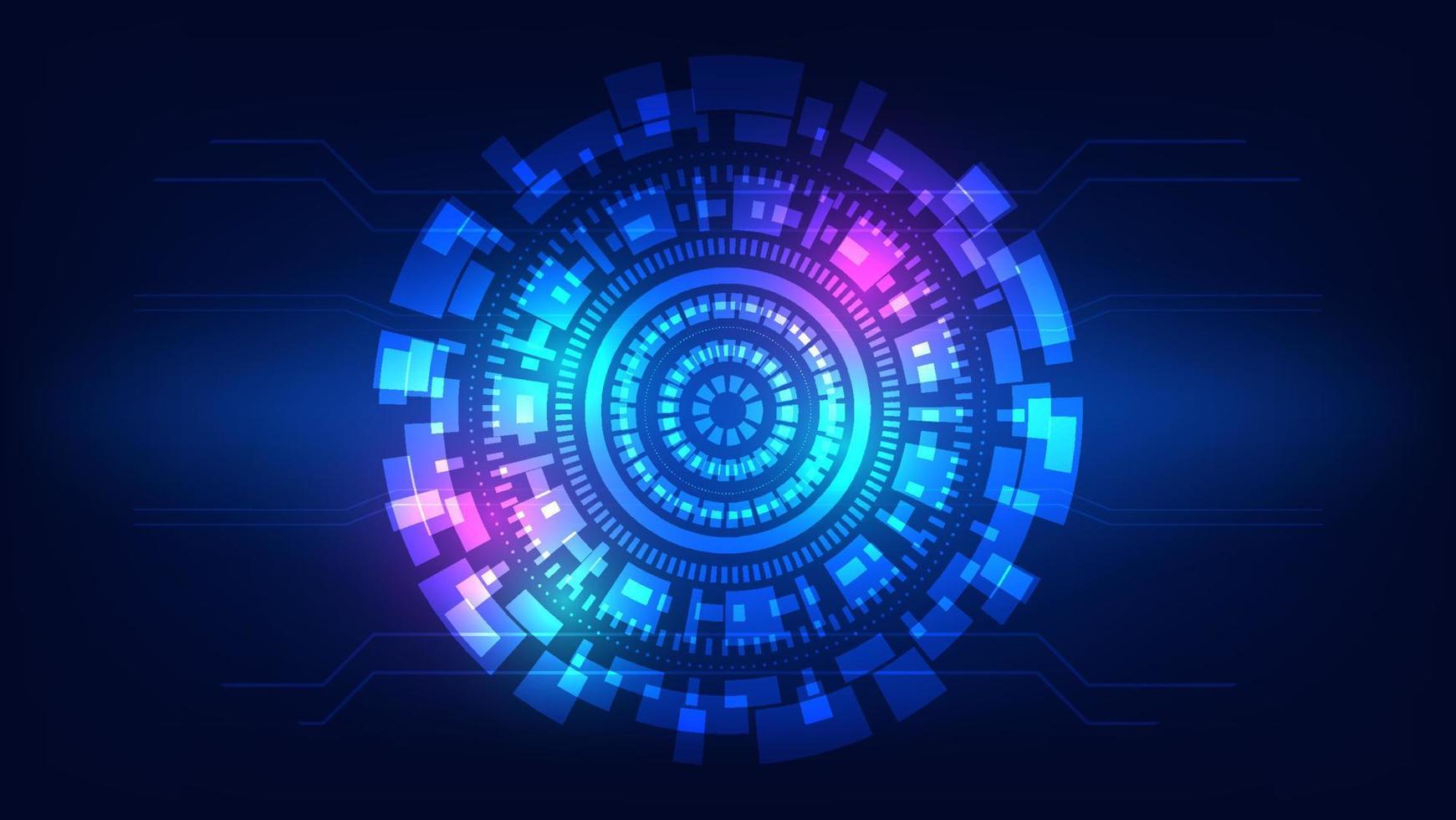 futuristic innovation technology background concept. virtual glowing