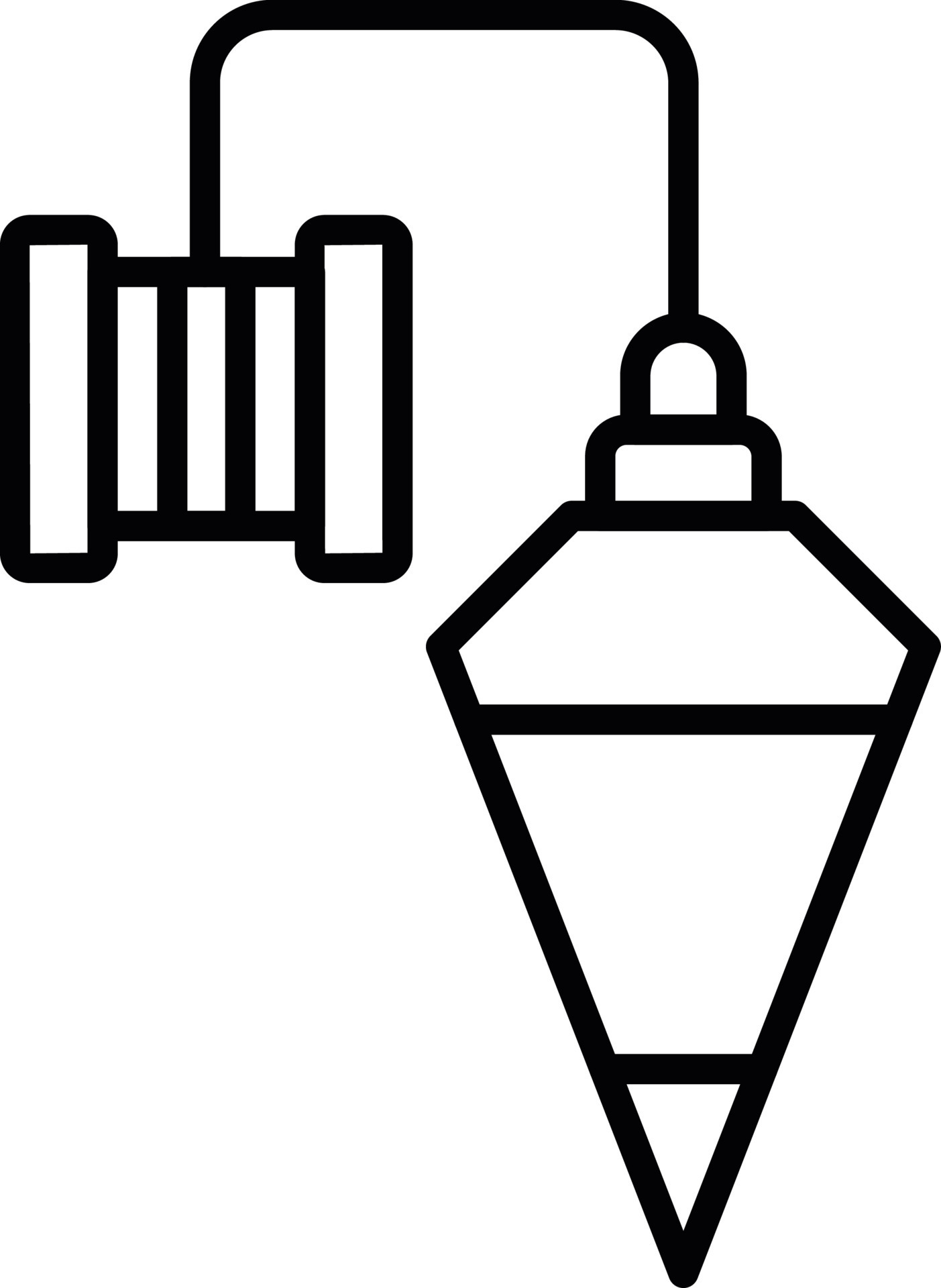 Plumb Bob Creative Icon Design 14950856 Vector Art at Vecteezy