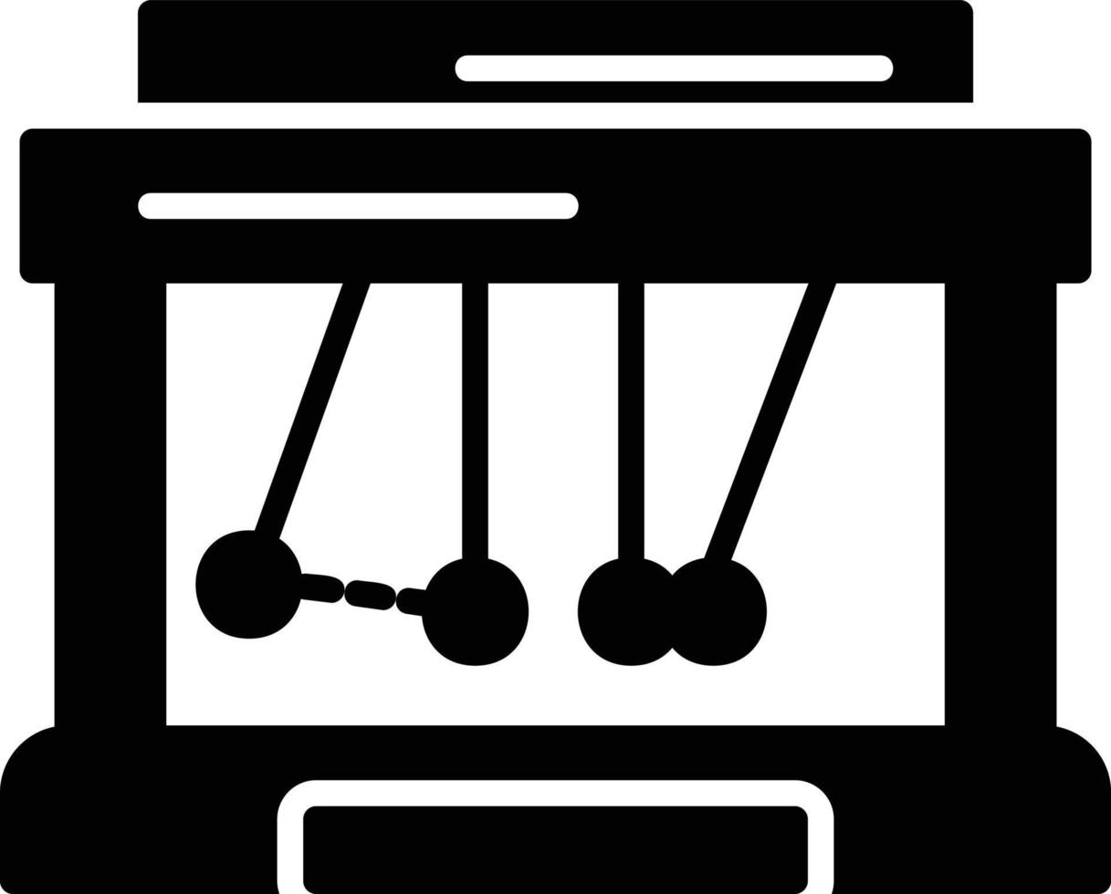 Newton Cradle Creative Icon Design vector