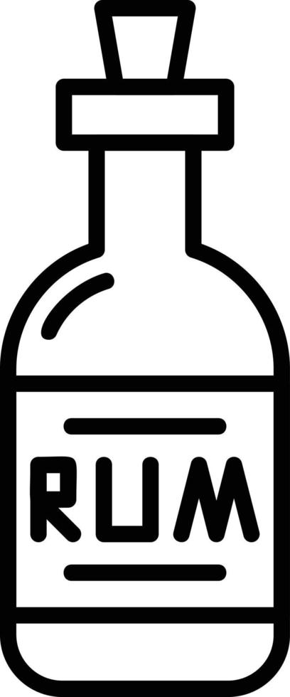 Rum Creative Icon Design vector