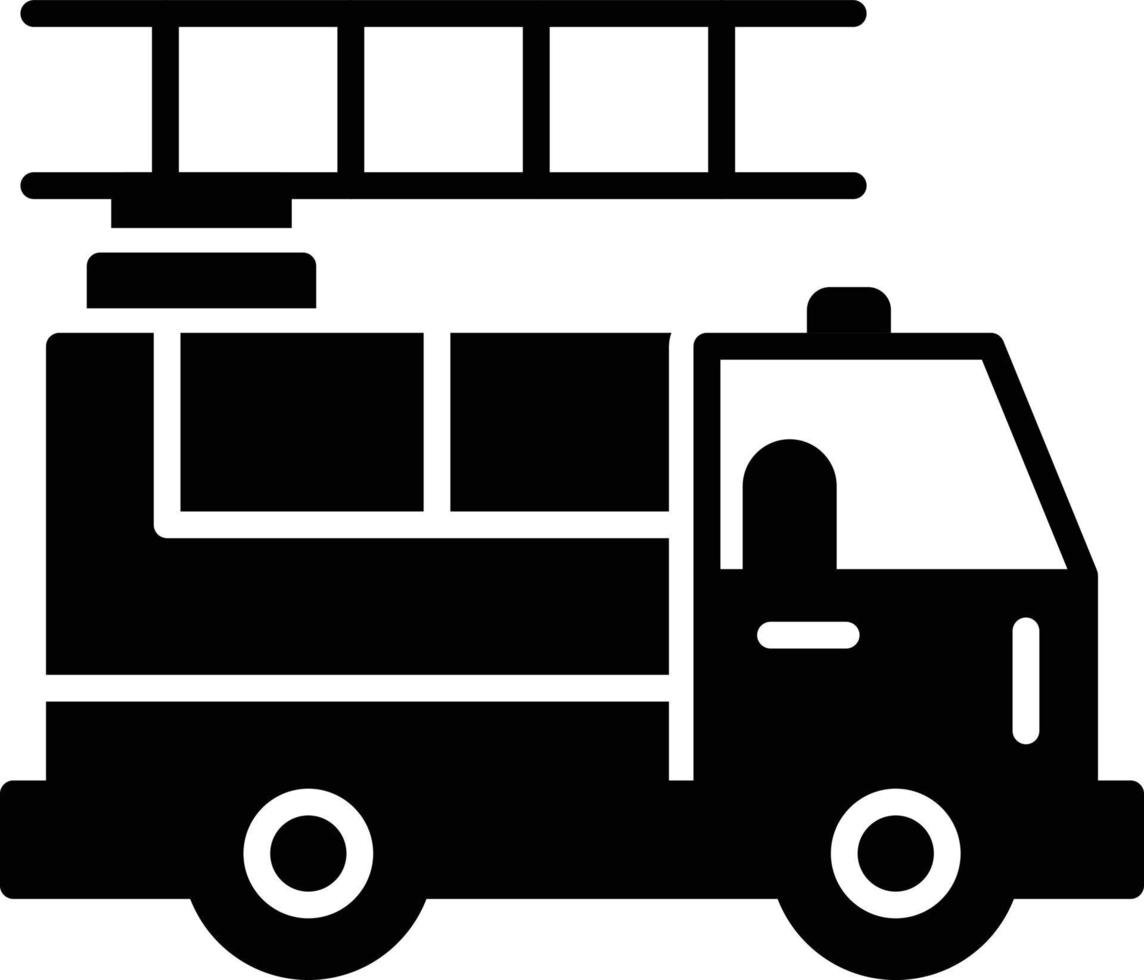 Fire Truck Creative Icon Design vector
