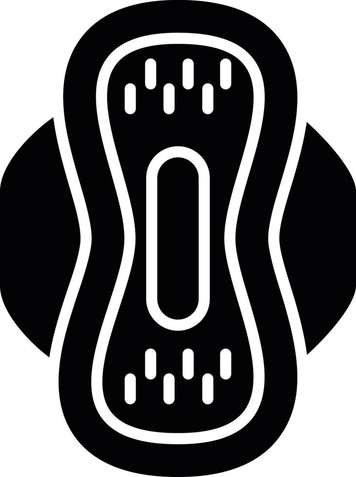 Sanitary Napkin Creative Icon Design vector