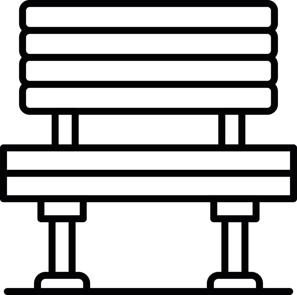 Bench Creative Icon Design vector