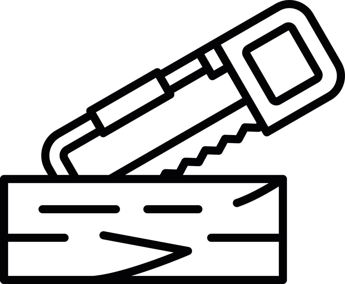 Woodworking Creative Icon Design vector