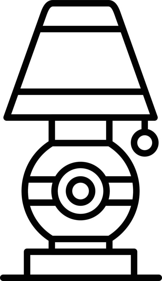 Desk Lamp Creative Icon Design vector