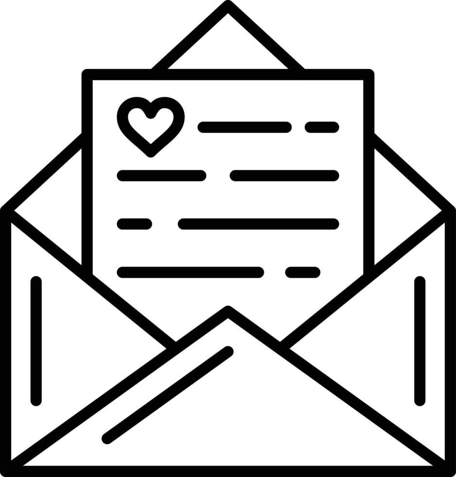 Love Letter Creative Icon Design vector