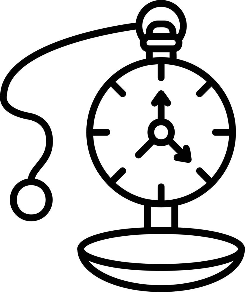 diseño de icono creativo de reloj de bolsillo vector