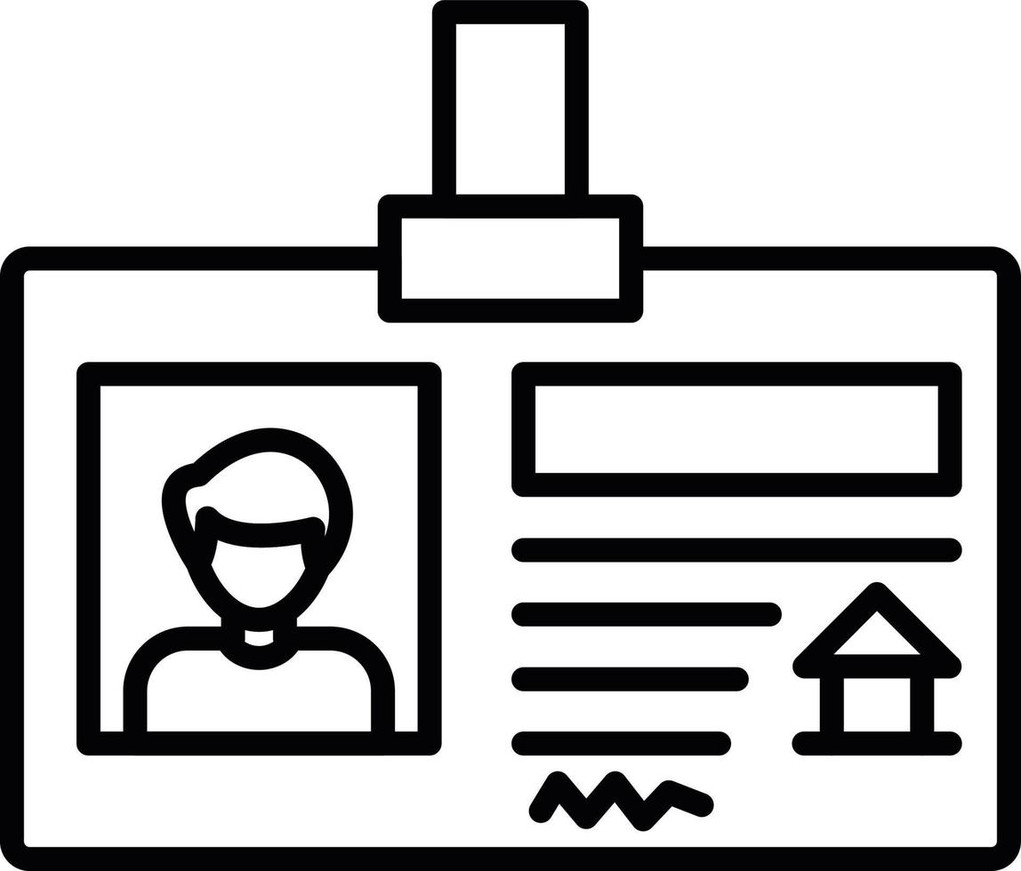 Id Card Creative Icon Design vector