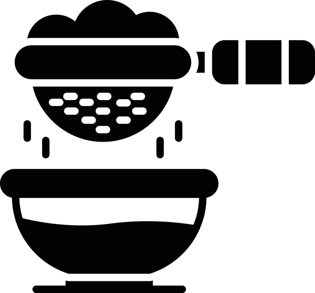 Strainer Creative Icon Design vector