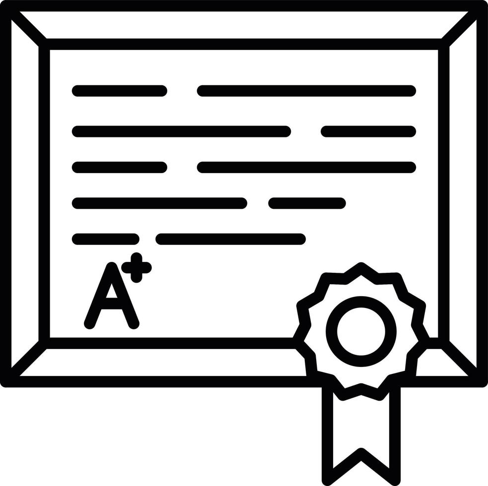 diseño de icono creativo de diploma vector