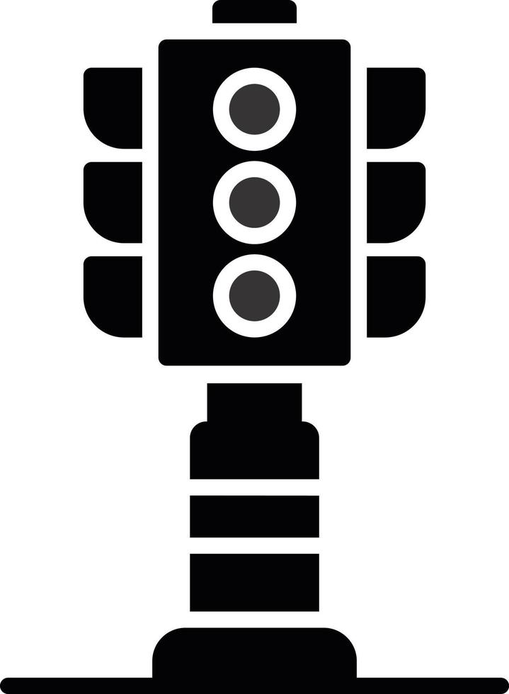 Traffic Lights Creative Icon Design vector