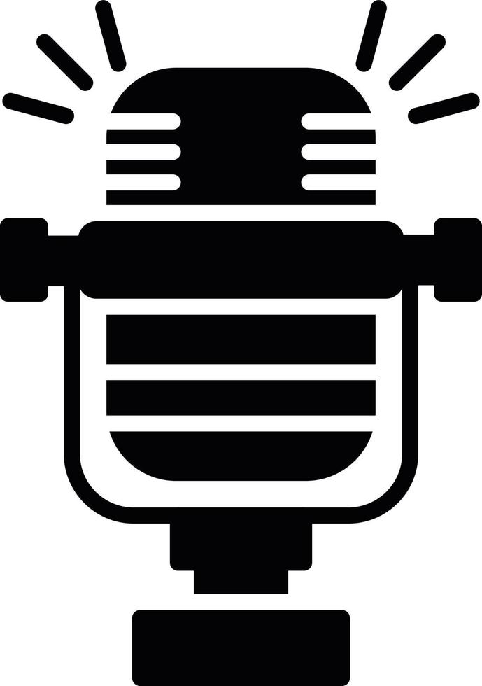 Microphone Creative Icon Design vector