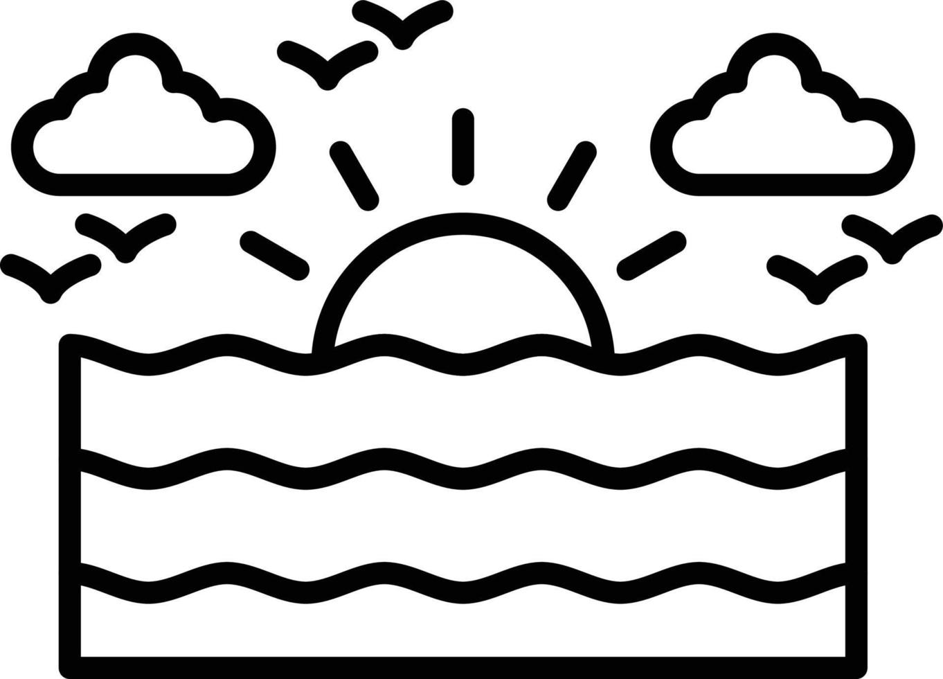 Sea Creative Icon Design vector