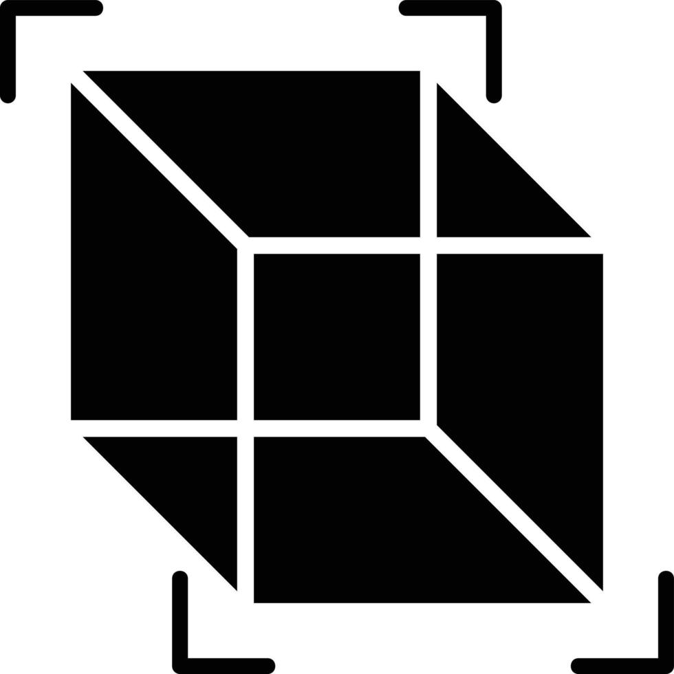 3d Cube Creative Icon Design vector