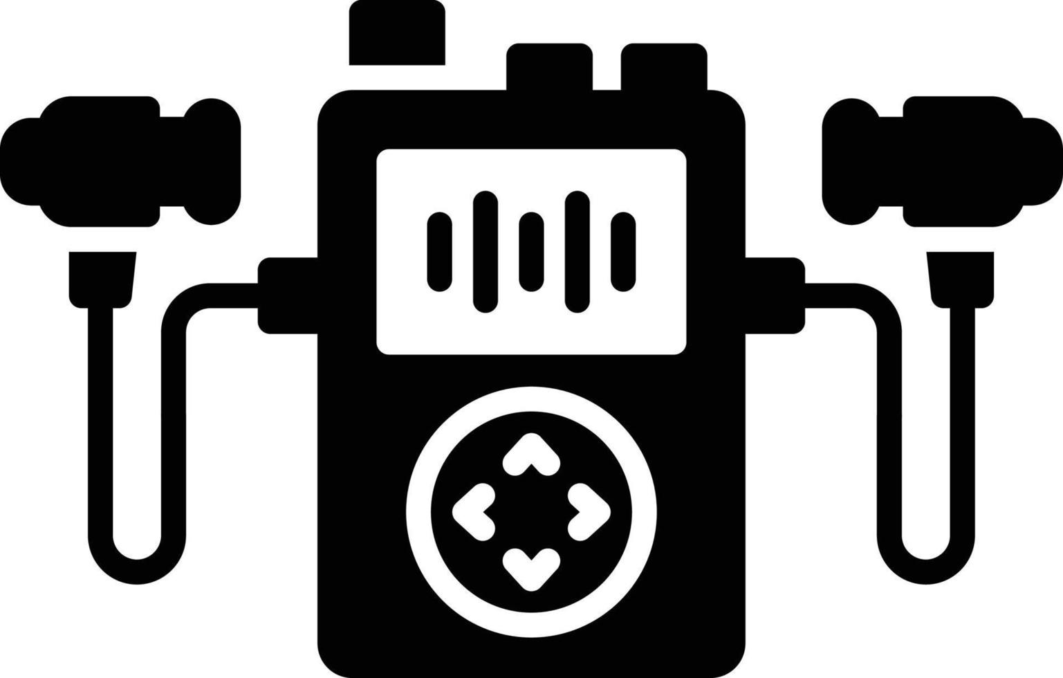 Mp3 Player Creative Icon Design vector