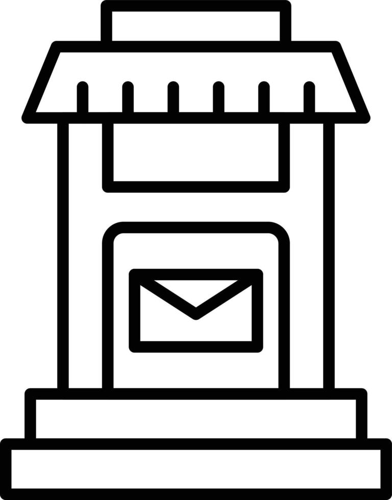 Postbox Creative Icon Design vector