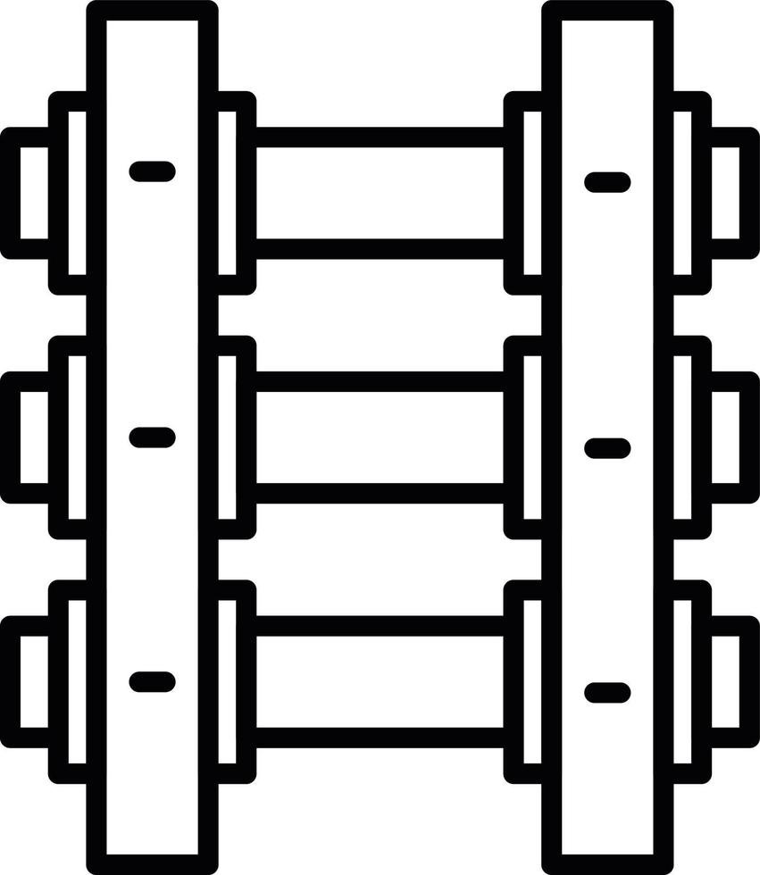 diseño de icono creativo de vías de tren vector