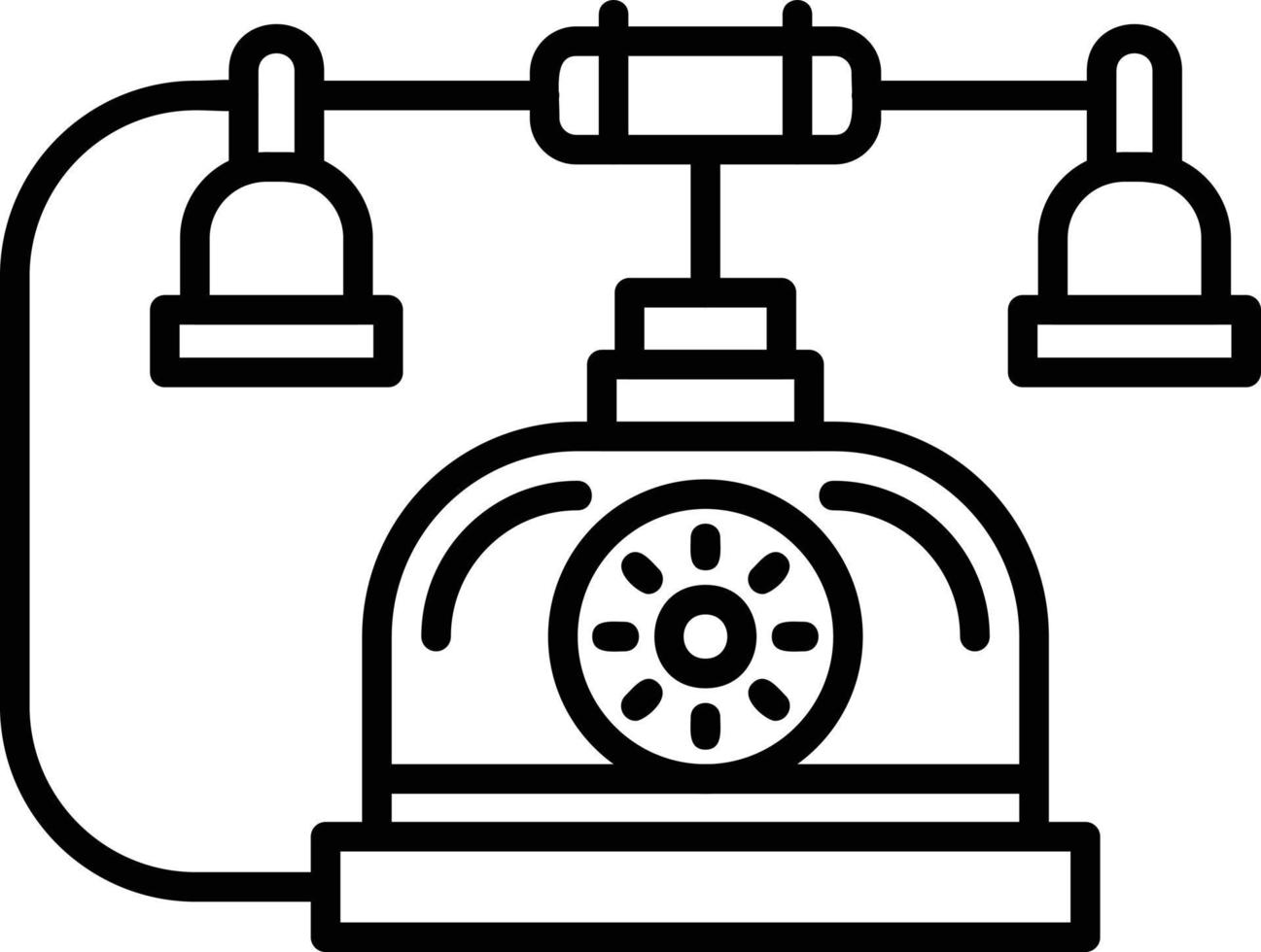 Telephone Creative Icon Design vector