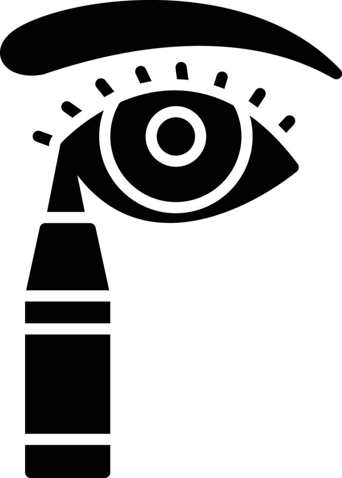 Eyeliner Creative Icon Design vector