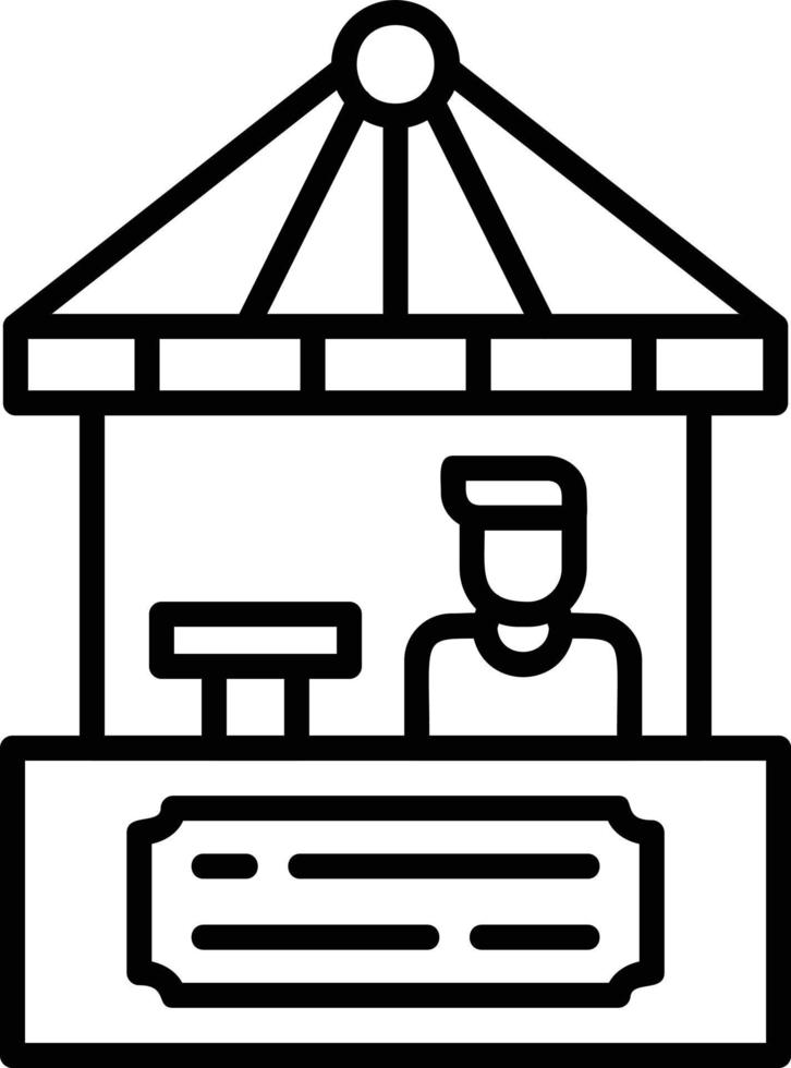 Ticket Office Creative Icon Design vector