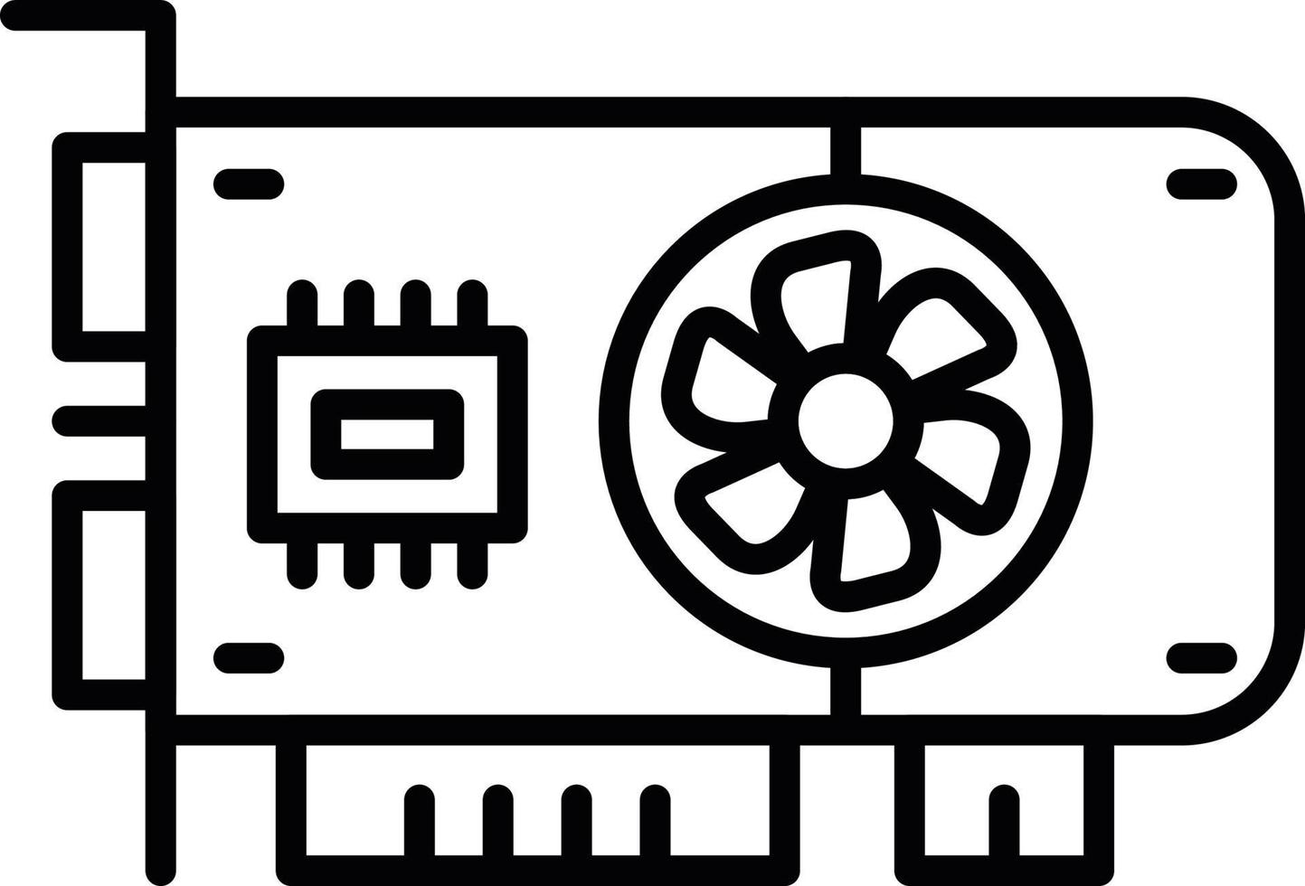 Graphic Card Creative Icon Design 14951413 Vector Art at Vecteezy