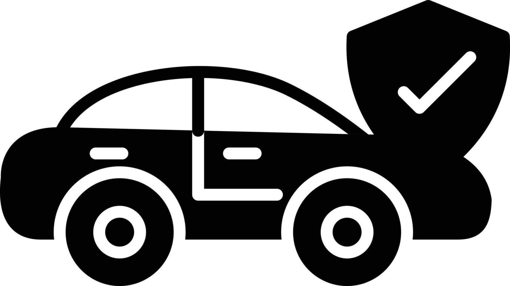 Car Insurance Creative Icon Design vector