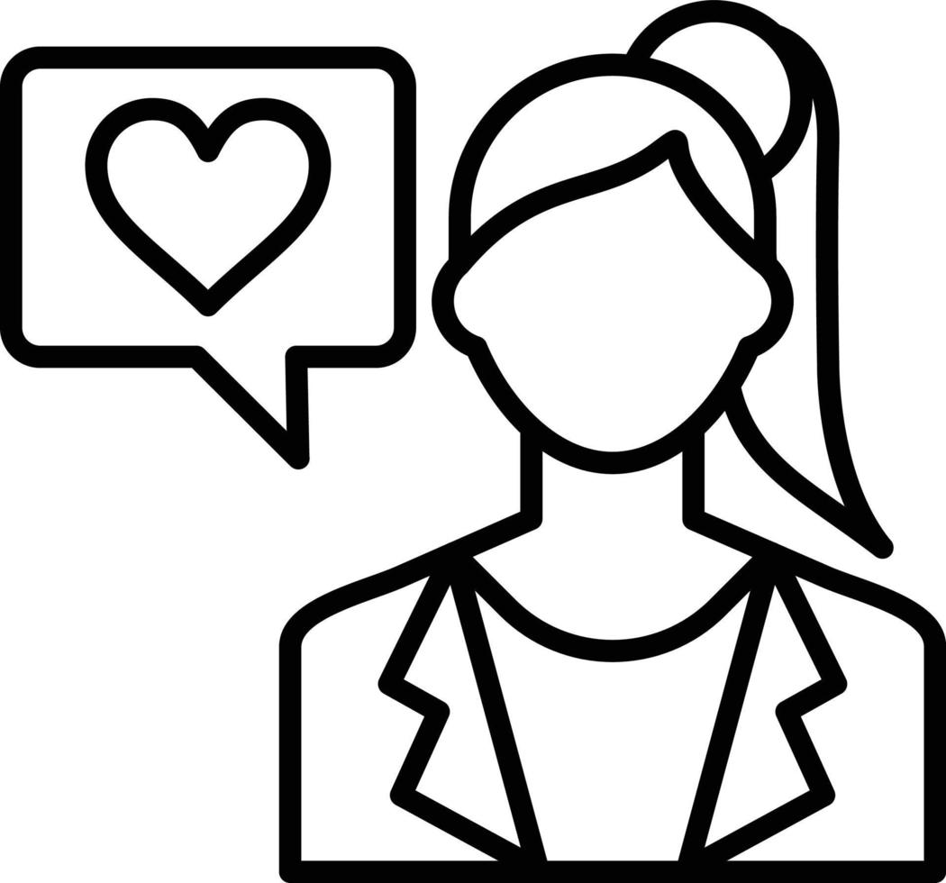 Woman Creative Icon Design vector