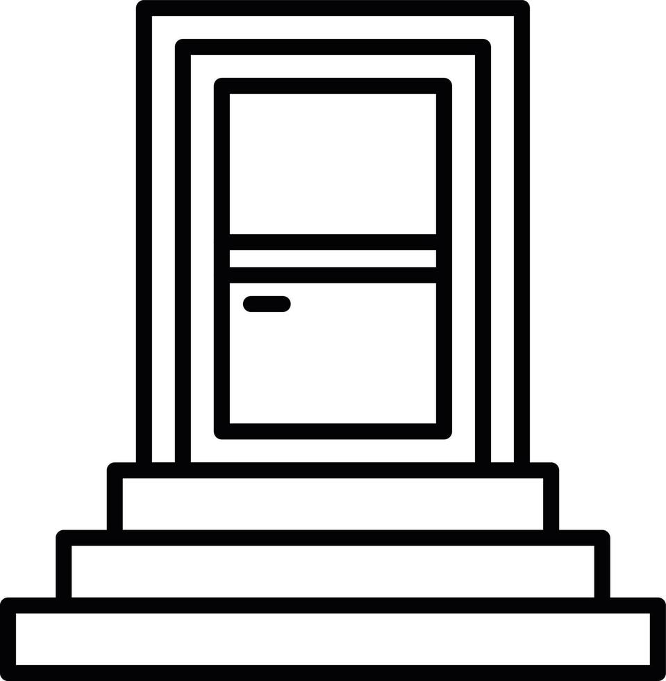 Door Creative Icon Design vector