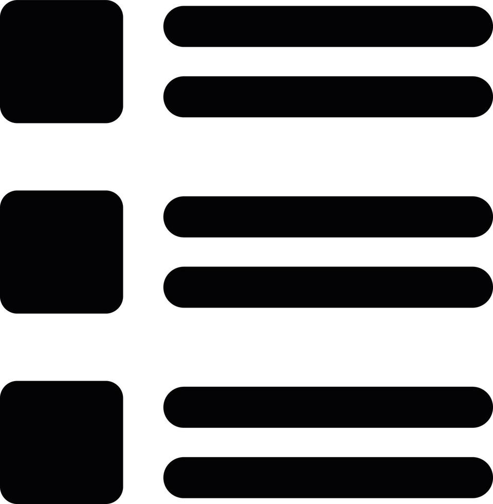 List Creative Icon Design vector