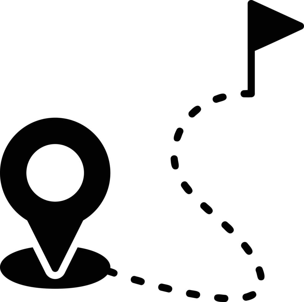 Route Creative Icon Design vector