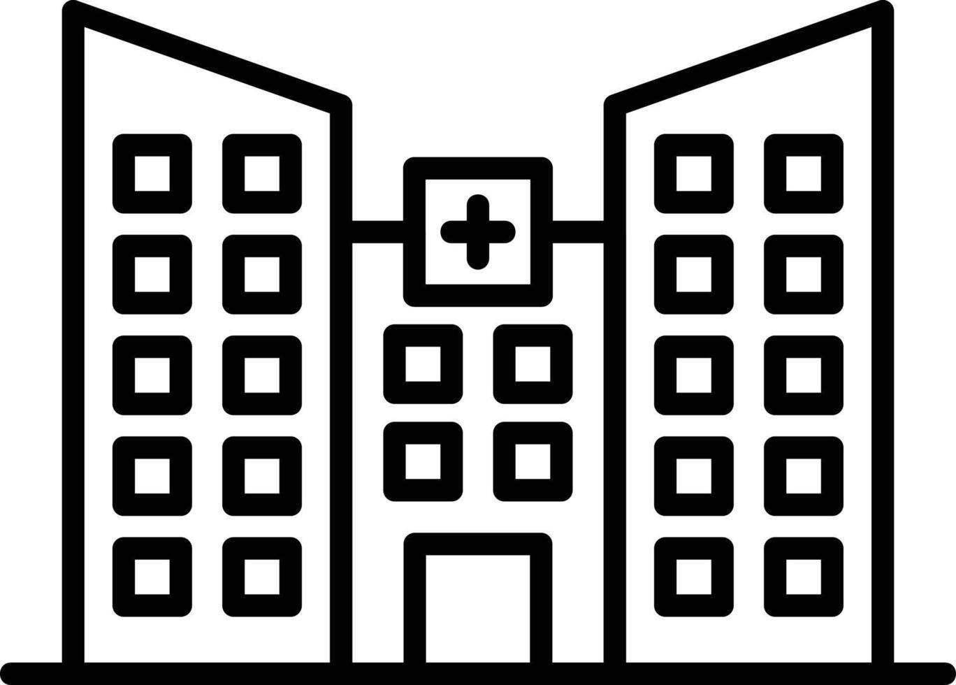 Hospital Property Creative Icon Design vector