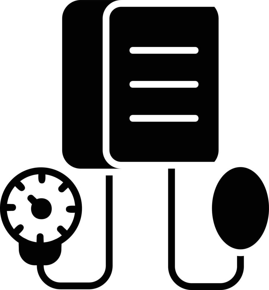 Blood Pressure Gauge Creative Icon Design vector