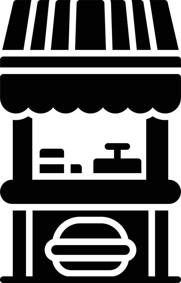 Food Stand Creative Icon Design vector