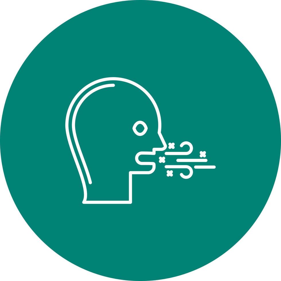 Bad Breath Vector Icon