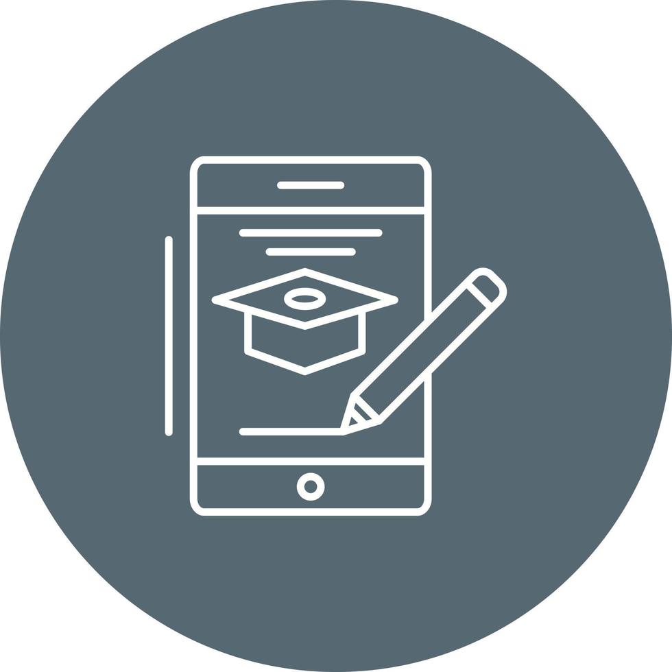 Online Course Vector Icon