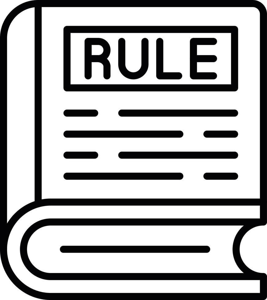 Rule Creative Icon Design vector