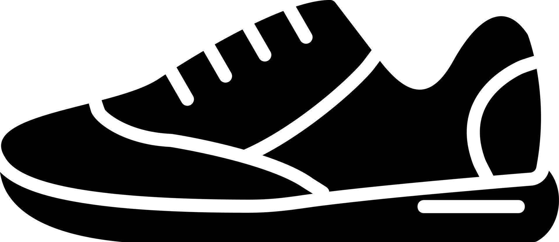 diseño de icono creativo de zapatillas vector