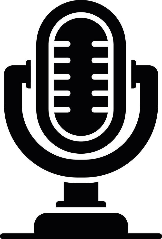Microphone Creative Icon Design vector