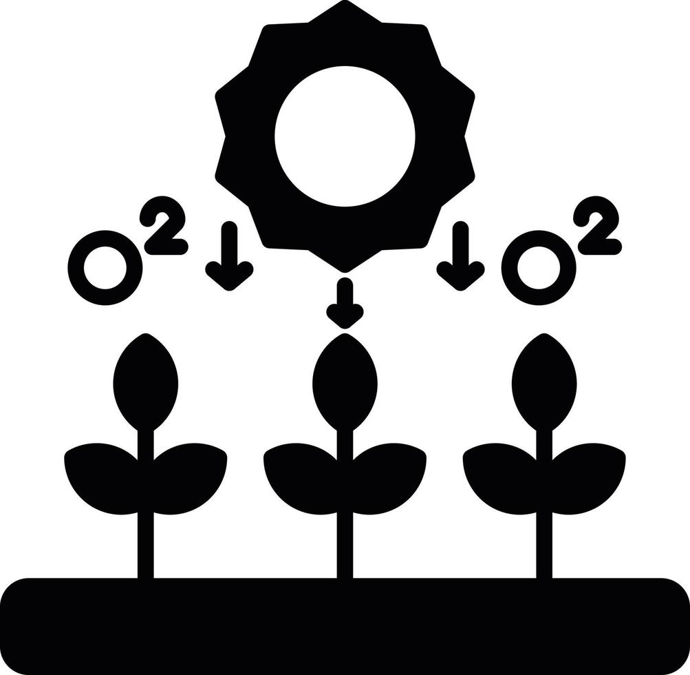 Photosynthesis Creative Icon Design vector