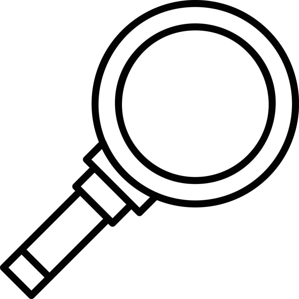 Magnifying Creative Icon Design vector