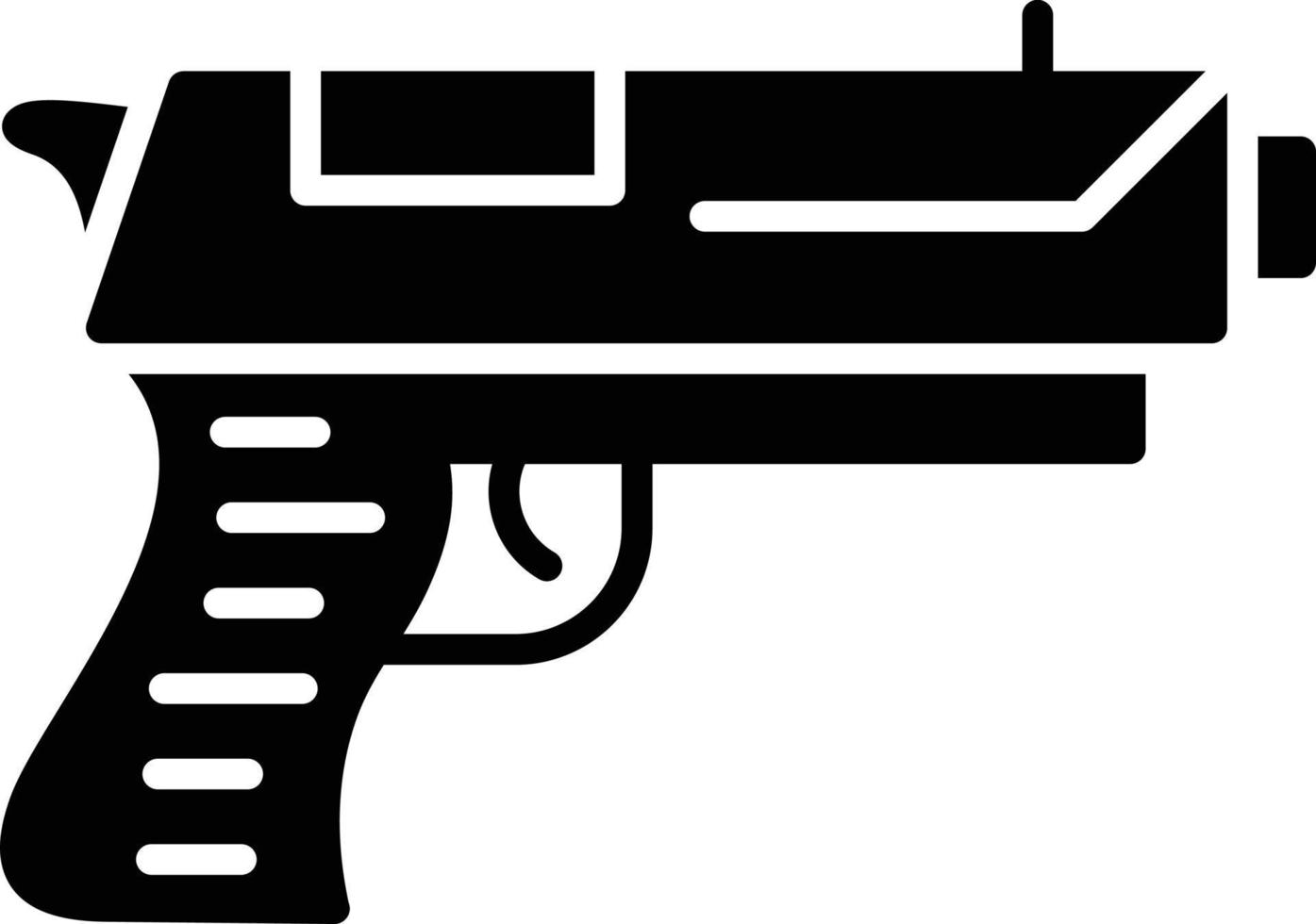 diseño de icono creativo de pistola vector