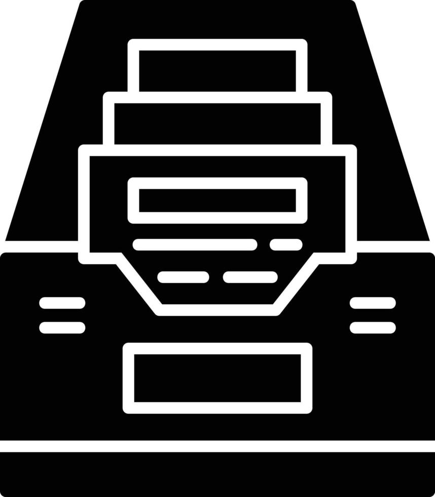 Files Box Creative Icon Design vector