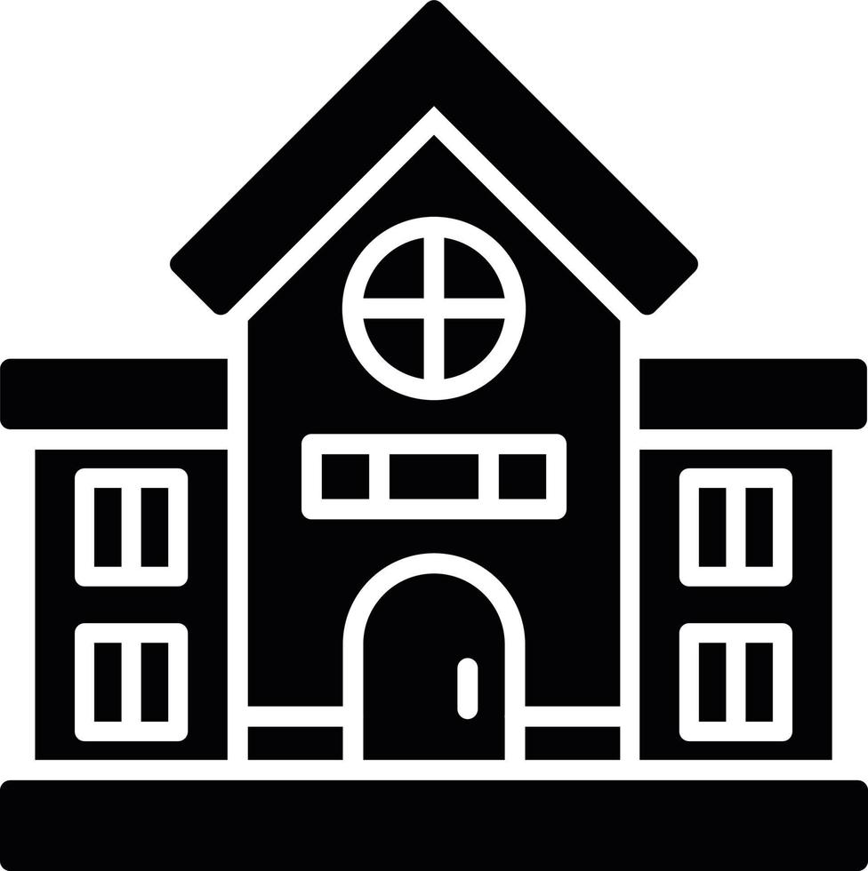 Retirement Home Creative Icon Design vector