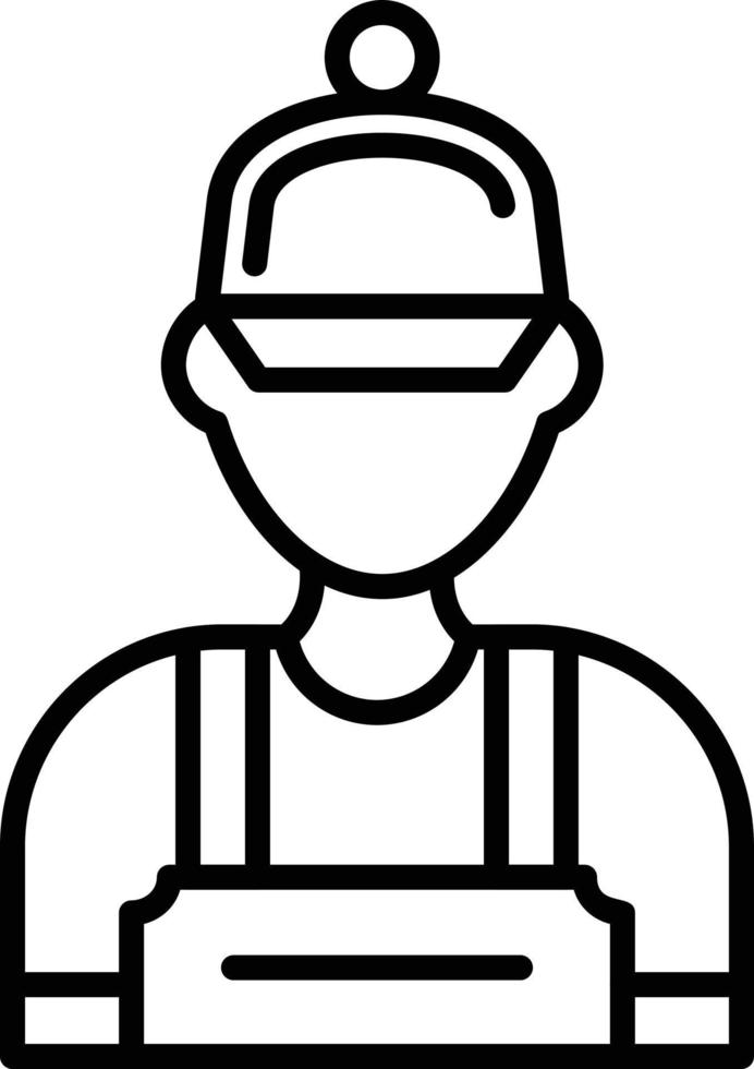 Worker Creative Icon Design vector