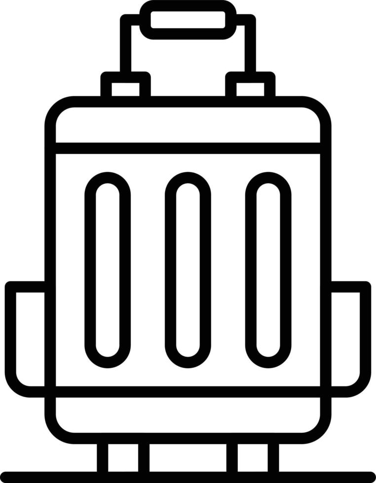 Travel Luggage Creative Icon Design vector
